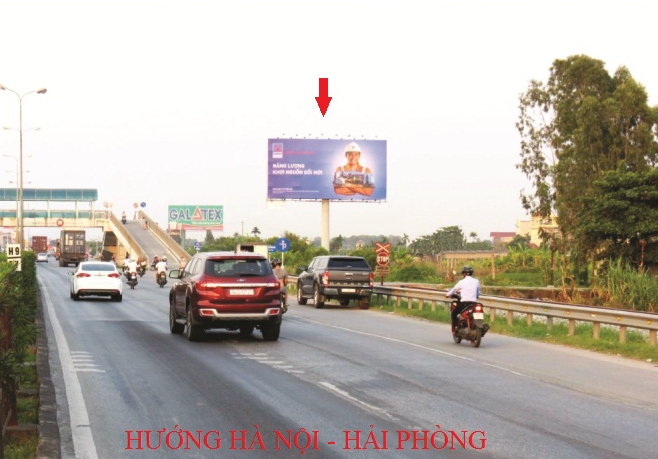 Cho thuê bảng quảng cáo tại quốc lộ 5 Ngã 3 Tiền Trung Hải Dương