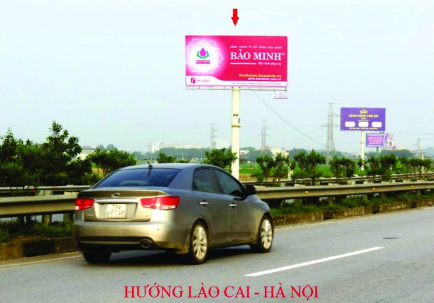 Cho thuê bảng quảng cáo tại Cao tốc Nội Bài Lào Cai Tỉnh Vĩnh Phúc